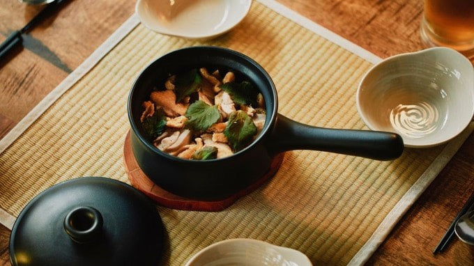 Single Handle Donabe Pot (14.5cm) - Black